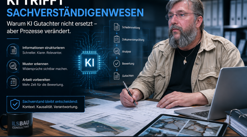 KI im Sachverständigenwesen: Warum sie Gutachter nicht ersetzt, aber Prozesse verändert